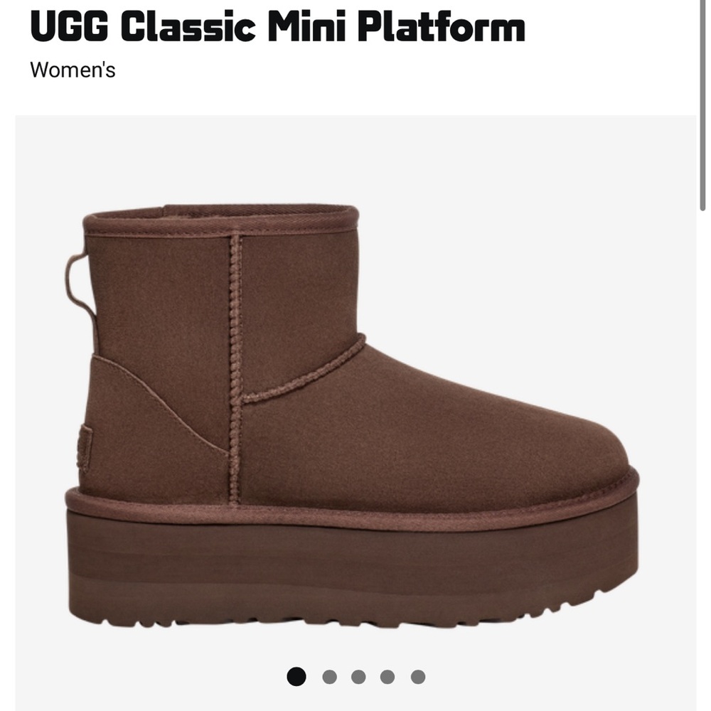 UGG CLASSIC PLATFORM BROWN 🤎